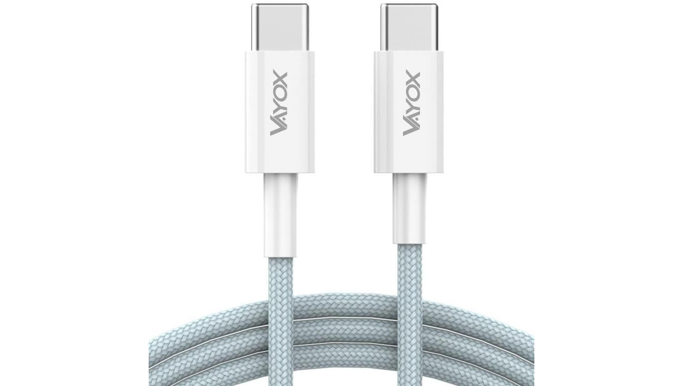 Kabel USB-C - USB-C 65W 5A 1m premium line VA0105 Vayox