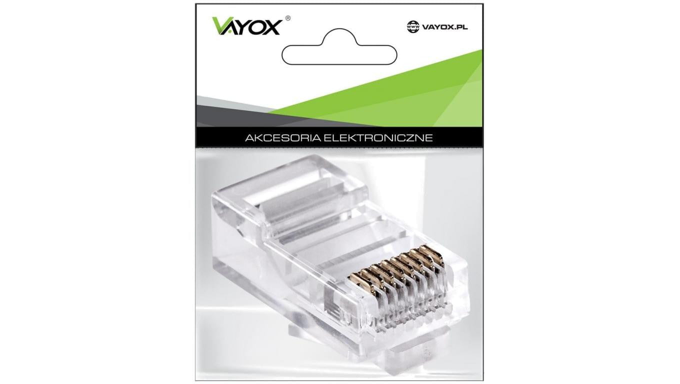 Wtyk telefoniczny 8P8C RJ45 drut LB0003 - 2szt.