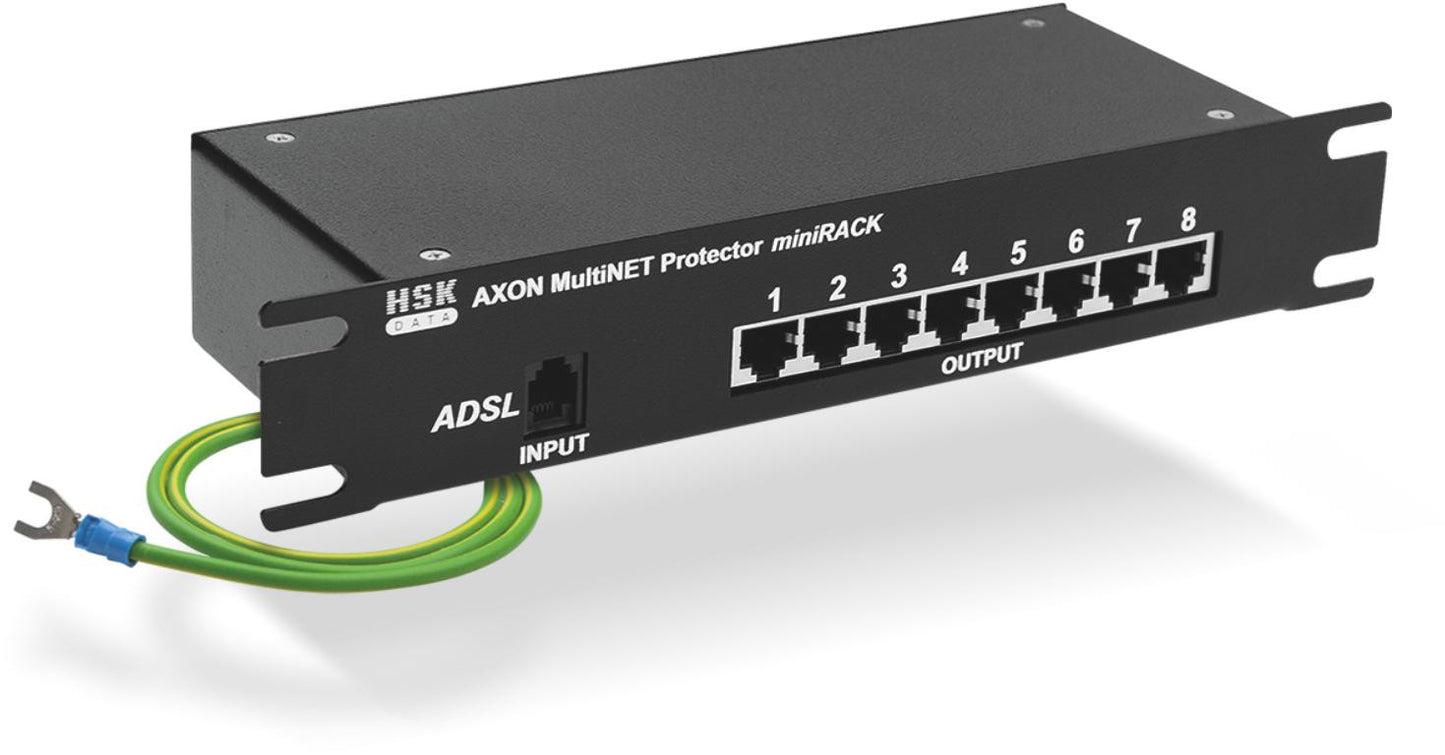 Ogranicznik przepięźć AXON  Multi Net Protector miniRACK 8+1