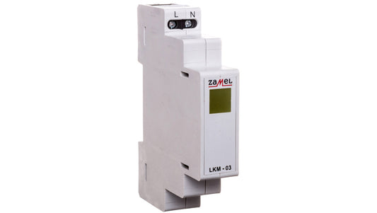 Lampka modułowa 1-fazowa żółta LKM-03-30 230V LED EXT10000046