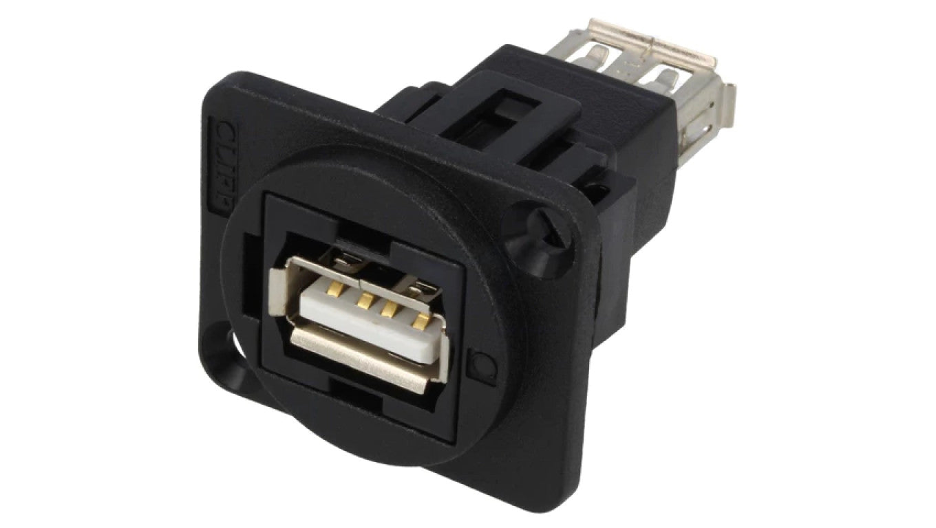 Łącznik USB A - USB A 2.0 FT plastik 19x24mm CP30208N