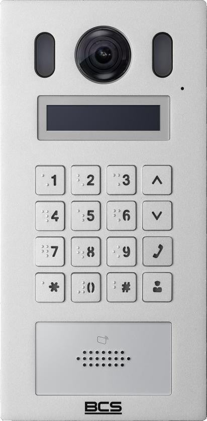 Panel zewnętrzny IP wielorodzinny z kamerą BCS-PAN9211S-S