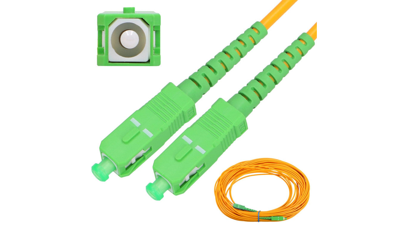 Patchcord Jednomodowy, Simplex, G.657A, 3mm, 3m Extralink SC/APC-SC/APC