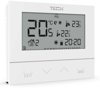 Przewodowy  dwustanowy regulator pokojowy biały ST-292v3 Tech sterowniki