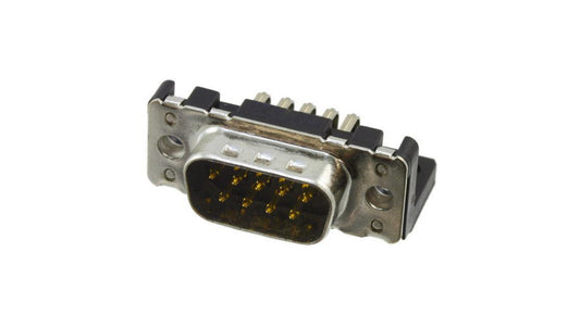 D-Sub PIN: 9 gniazdo męskie kątowe 90 THT M3 09651627811