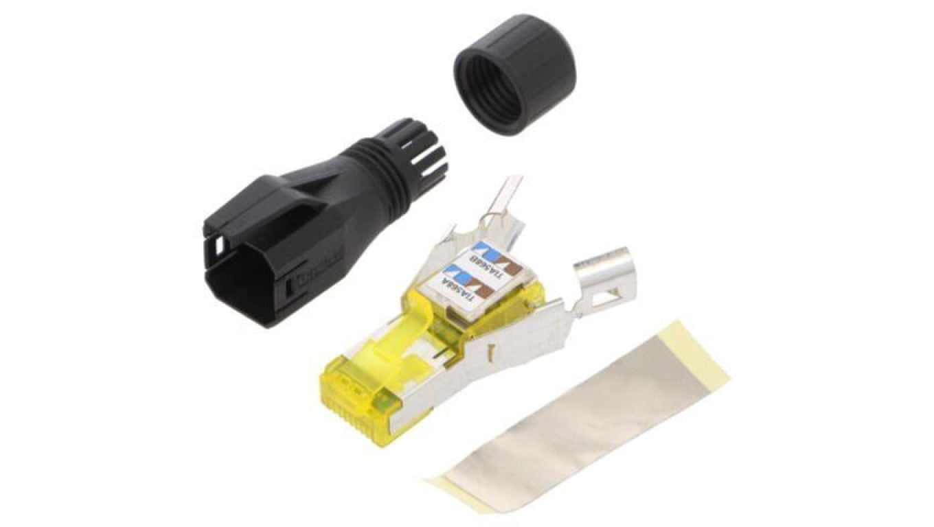Złącze RJ45, wtyk, il.-PINów: 8, Kat: 6a, srebrzony, 8p8c, 26AWG÷24AWG 1419001