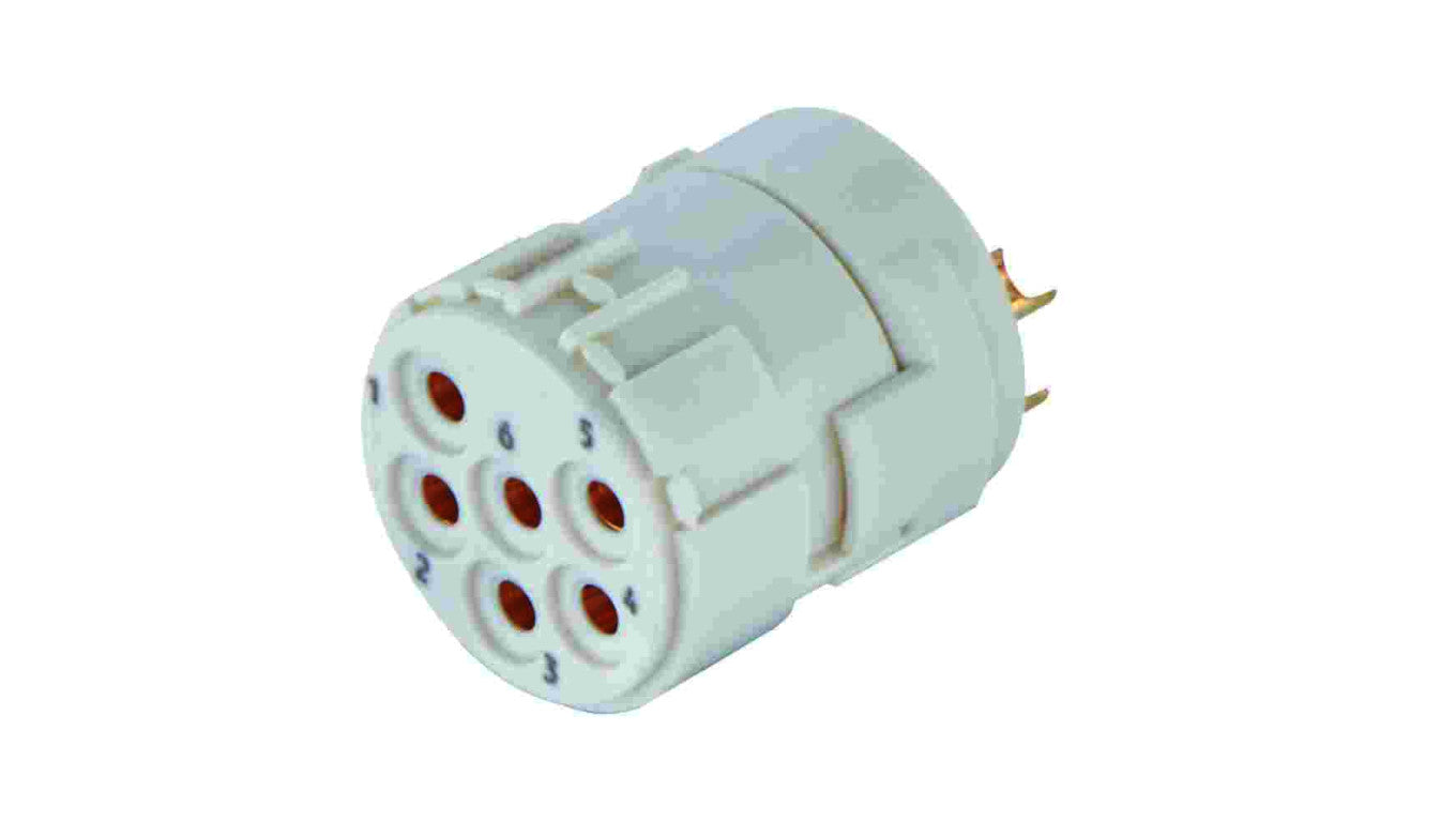 Złącze okrągłe M23 żeńskie 6-PIN 300V 9151062702