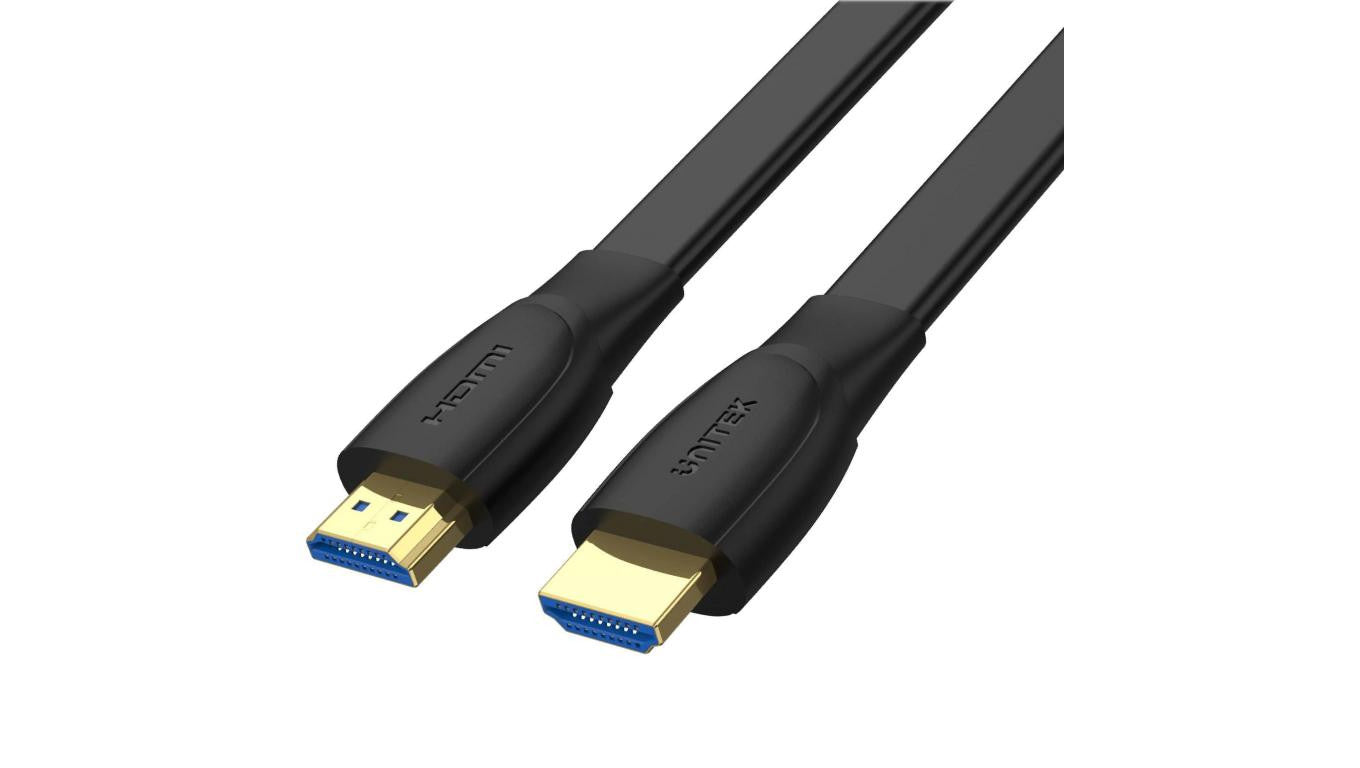 UNITEK Kabel HDMI 2.0 High Speed Ultra HD 4K@60 HDR płaski 5m