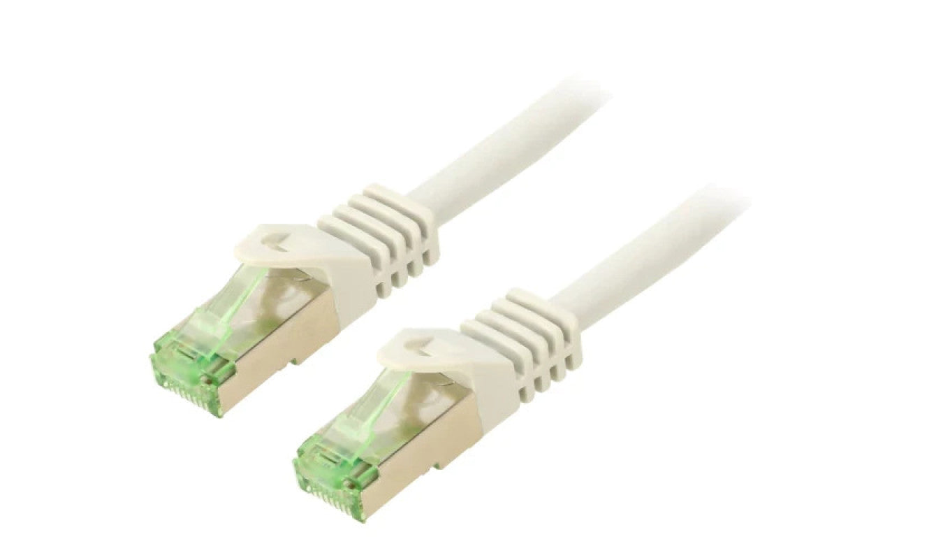 Patch cord S/FTP Cat 8.1 linka Cu LSZH szary 7,5m 26AWG 61119