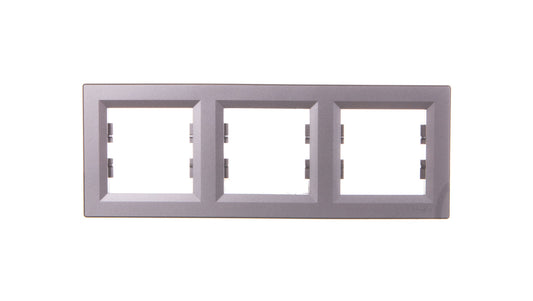 ASFORA Ramka 3-krotna pozioma stal EPH5800362