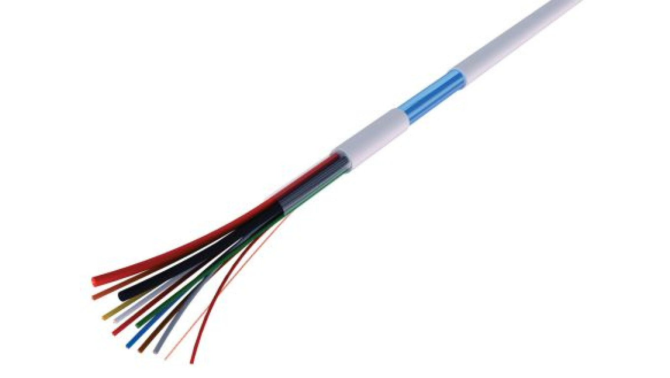 Wielożyłowy kabel do zabezpieczeń Ekranowany, dł. 100m, 2 x 0,75 mm² 4 x 0,22 mm² CSA, 200 V przy 0,22 mm², 250 V przy