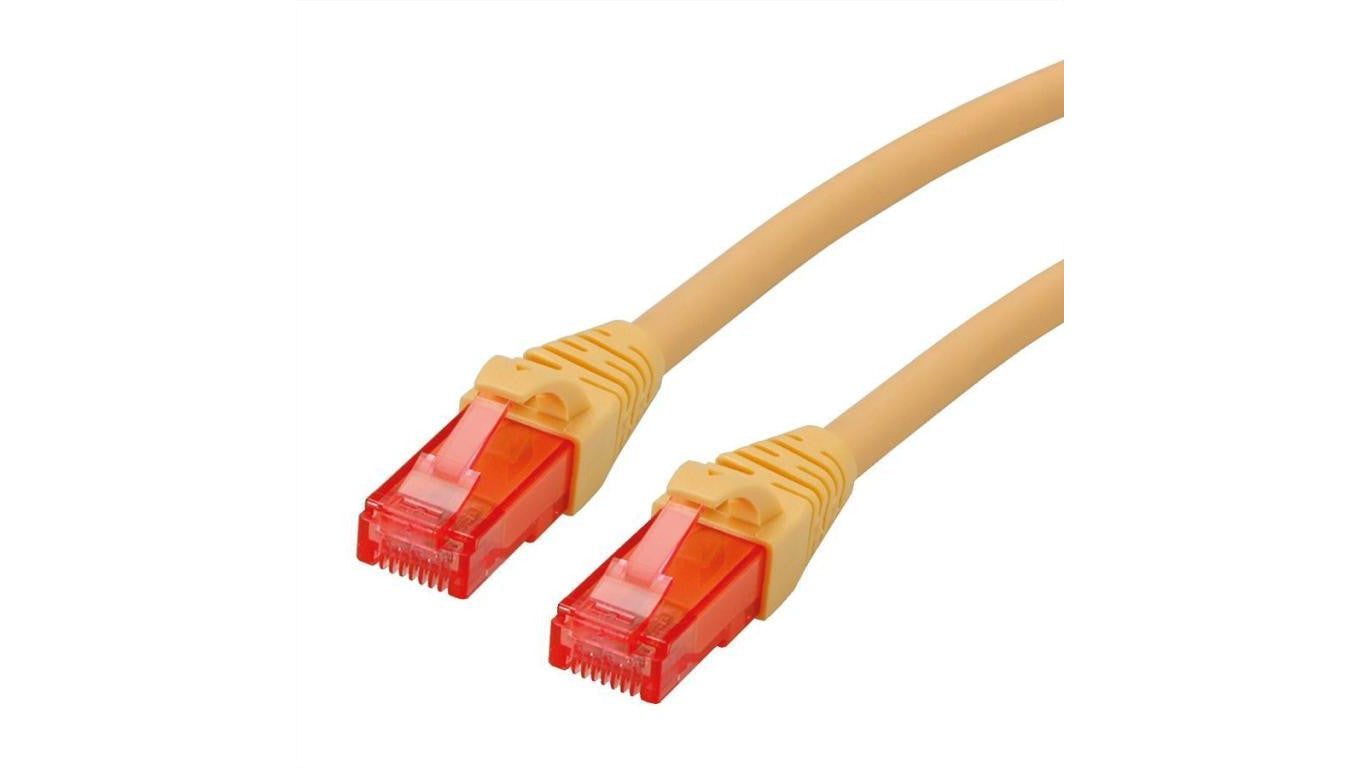 ROLINE UTP Patchcord Cat.6 Component Level, LSOH, żółty, 15 m