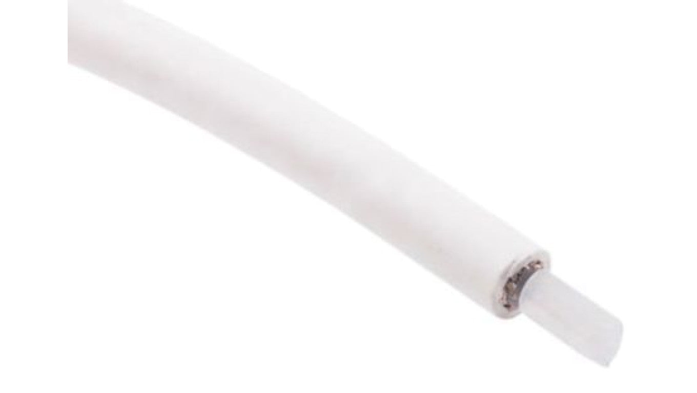 Kabel koncentryczny, 500m, RG58, Polichlorek winylu PVC, Biały Bez zakończenia Bez zakończenia 500m, RS PRO Bez
