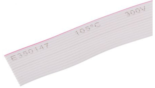 Kabel taśmowy Nieekranowany, AWG: 28, 14-żyłowy, raster: 1.27mm, 5m, -20→ +105 C