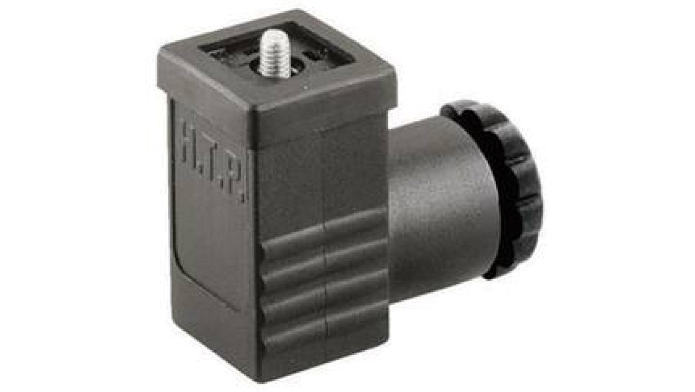 Gniazdo kablowe zaworowe typ C DIN EN 175 301-803-C 2 + P PG 7 250 VAC/DC 6 A GDSN 207 schwarz