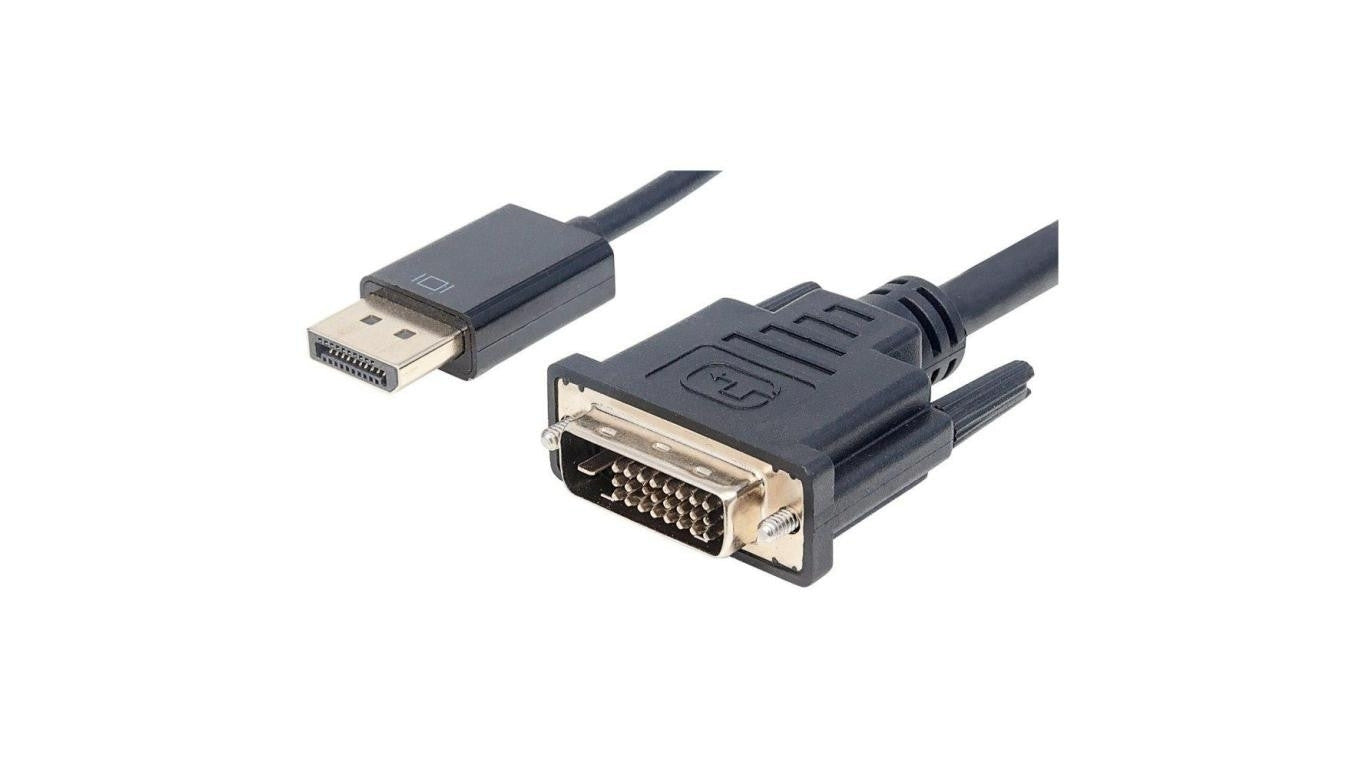 Kabel DisplayPort na DVI-D 24+1 1080p*60Hz 3m M/M Manhattan