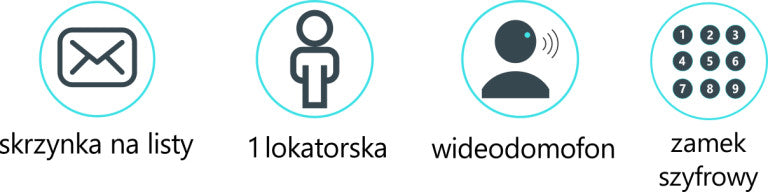 Skrzynka na listy VIDOS S561D-SKM z wbudowanym wideodomofonem