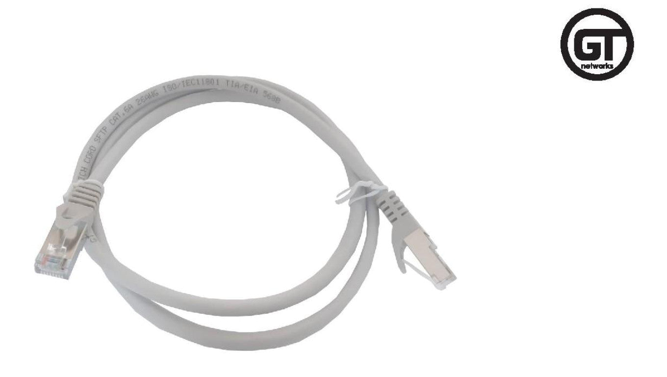 GT Networks Kabel krosowy (Patch cord) kat.6A S/FTP 3,0m LSZH szary