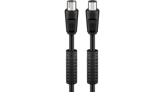 Kabel antenowy (80 dB), filtr ferrytowy, podwójne ekranowanie - Długość kabla 3.5 m