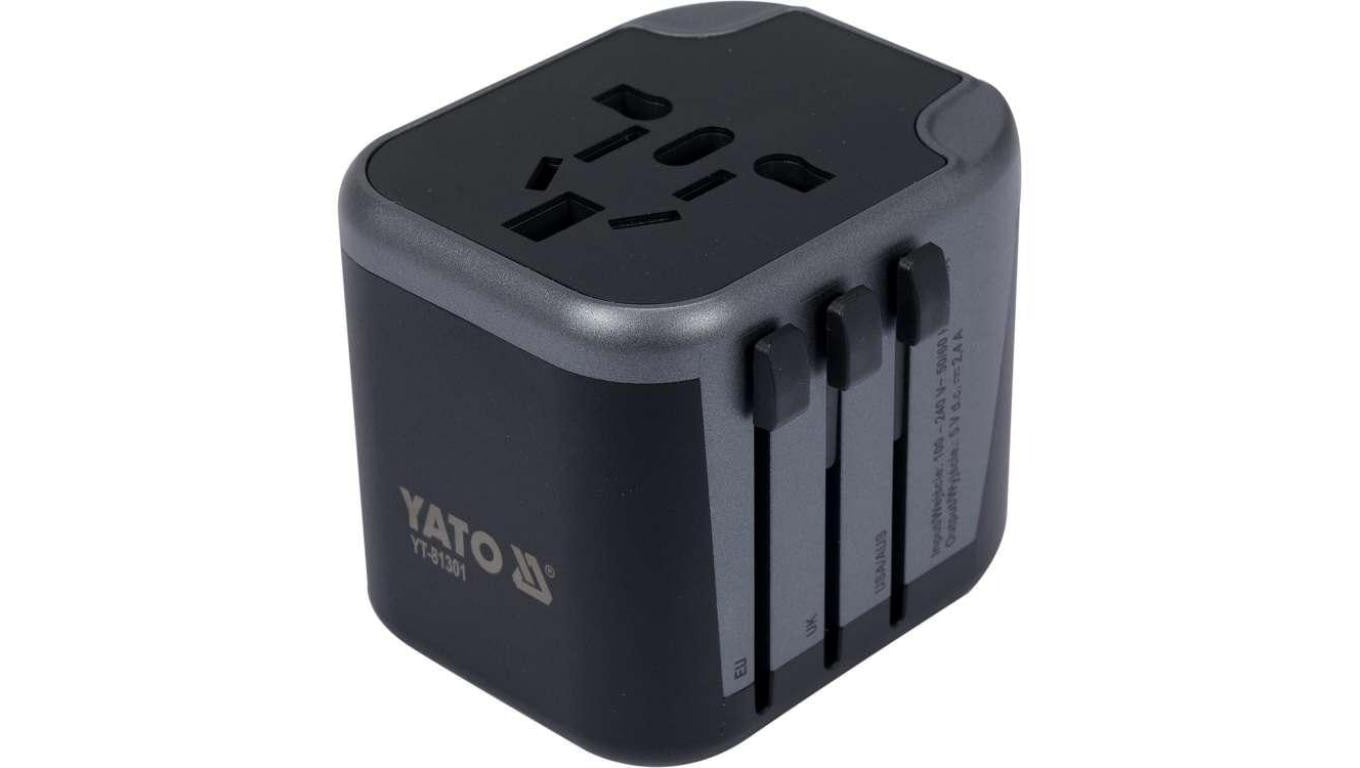 Adapter podróżny uniw. 2xusb 12w