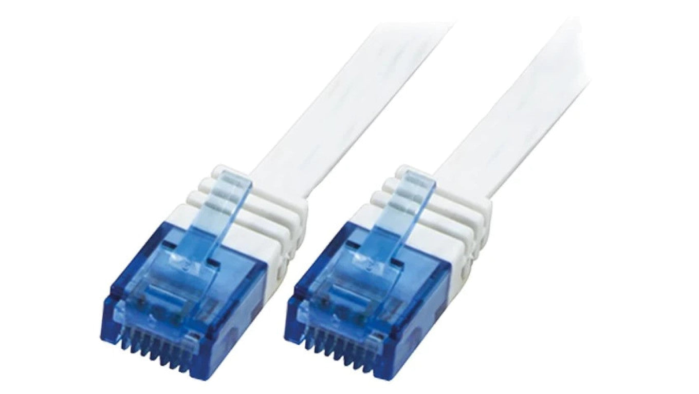 Patch cord U/UTP 5e linka CCA PVC biały 20m 30AWG CP0141