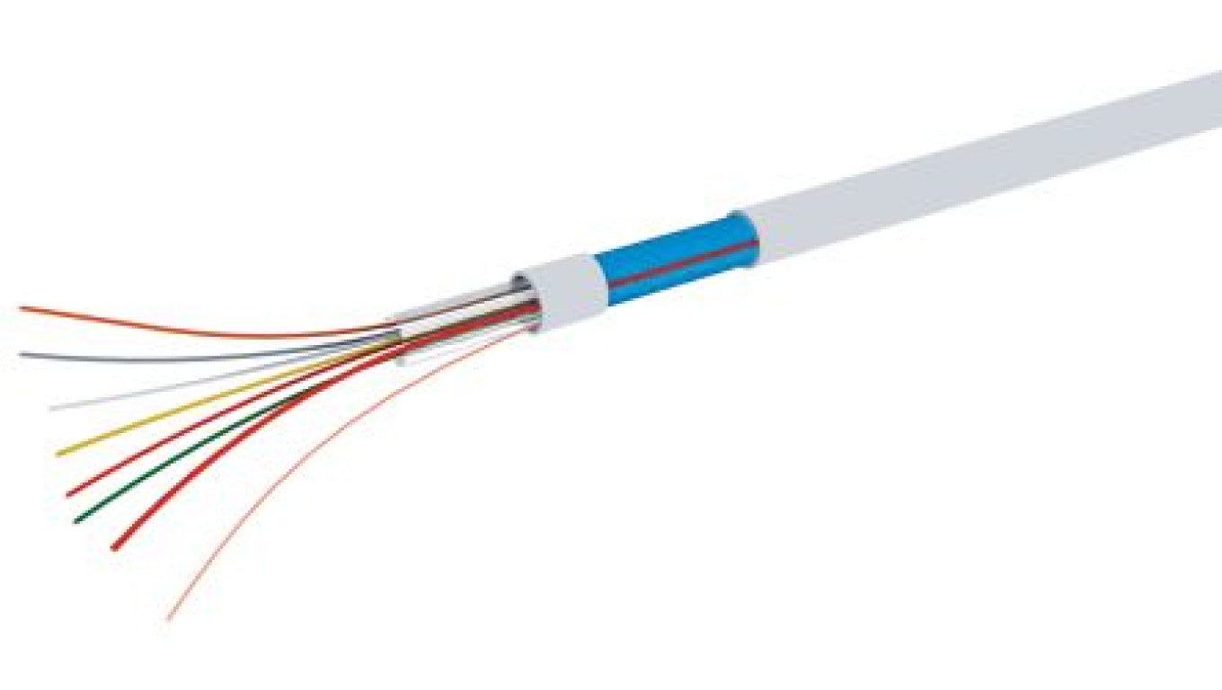 Wielożyłowy kabel do zabezpieczeń Ekranowany, dł. 100m, 200 V, 10-żyłowy, Ø 5mm, izolacja: Polichlorek winylu PVC, RS