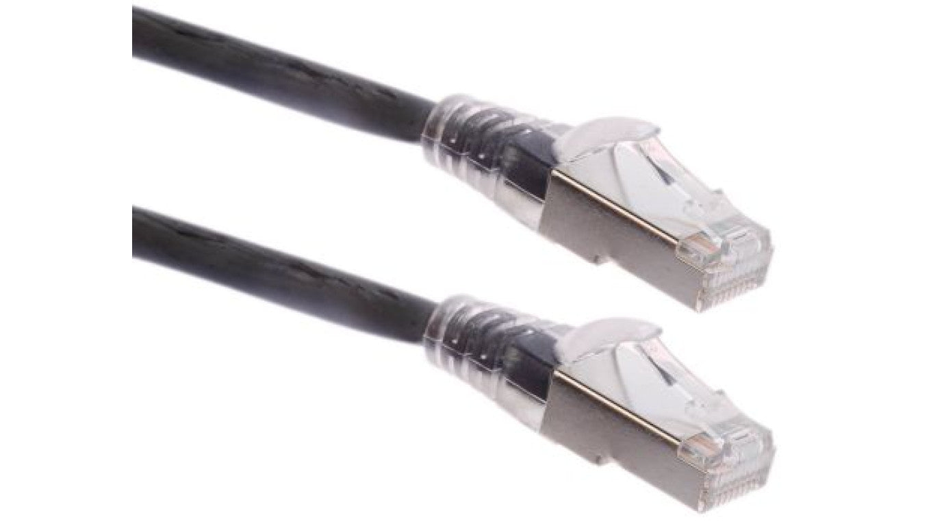 Zespół kablowy kategorii 6a Czarny S/FTP RS PRO