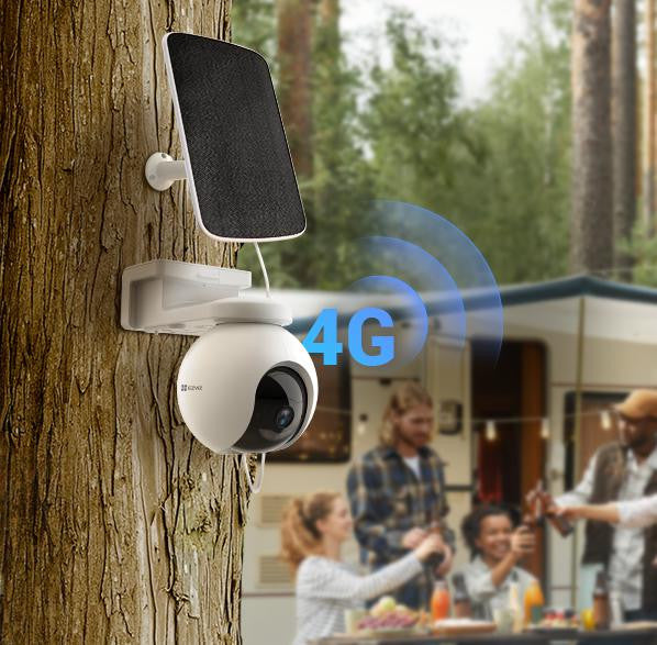 Kamera IP Ezviz EB8 Pro 4G 4K Kit 8MP z panelem słonecznym 8W 4G Wi-Fi