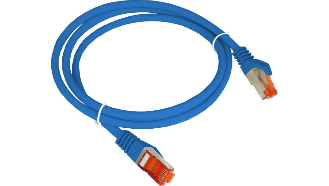 Patch-cord F/UTP kat.6 PVC 5.0m niebieski KKS6NIE5.0