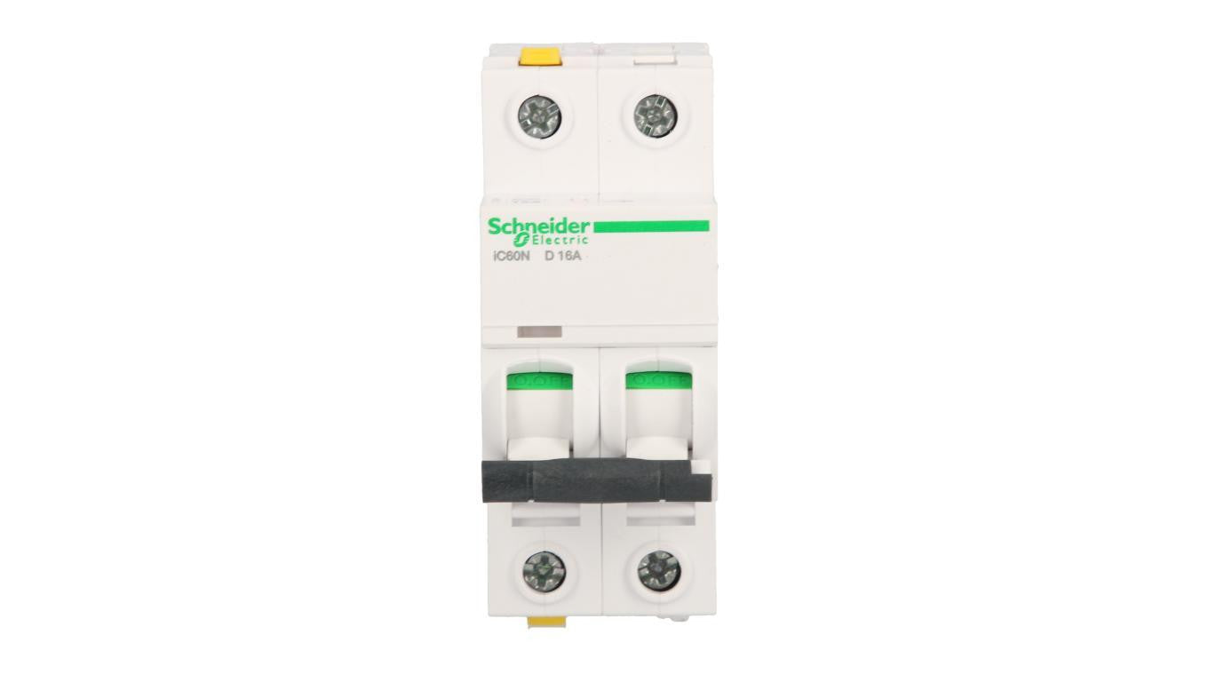 Wyłącznik nadprądowy 2P D 16A 6kA AC iC60N-D16-2 Acti9 A9F05216
