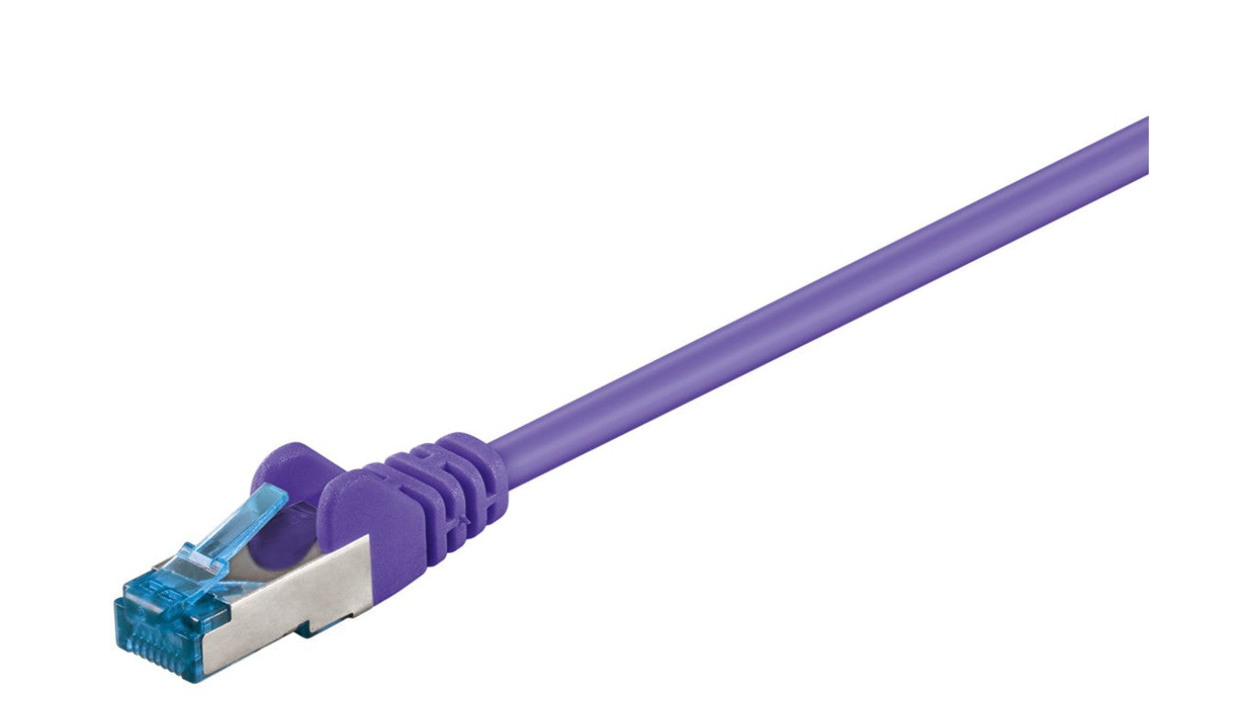 CAT 6AKabel łączący, S/FTP (PiMF), Fioletowy - Długość kabla 5 m