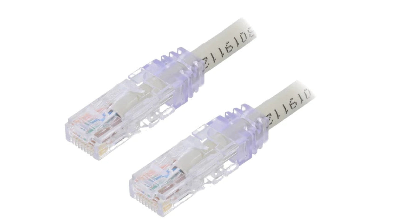 Patch cord TX6A™ 10Gig,U/UTP 6a drut Cu PVC szary 1m 24AWG UTP6AX1MGY