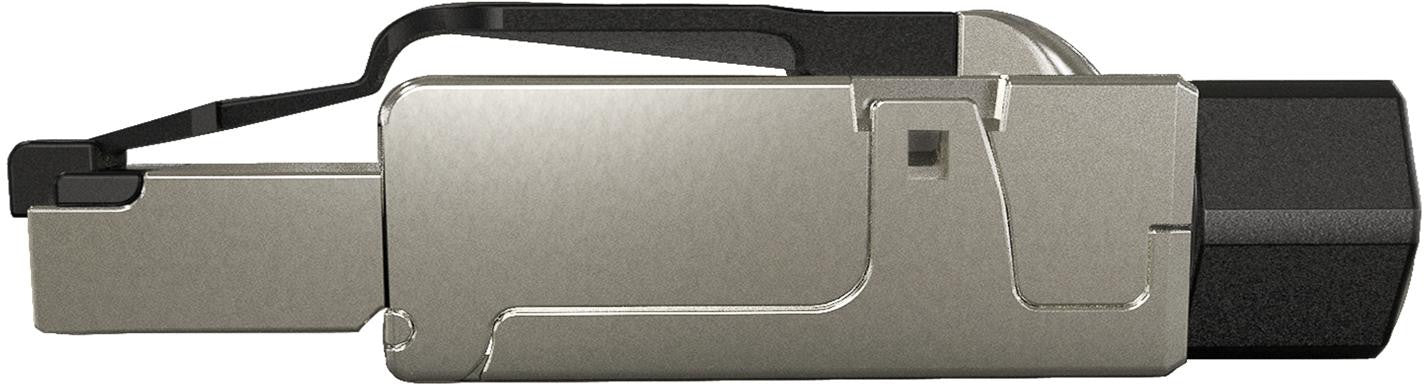 WTYK MODULARNY KONEKTOR PRZEMYSŁOWY SAMOZACISKOWY SOLARIX RJ45 CAT.6A STP 8P8C 1szt