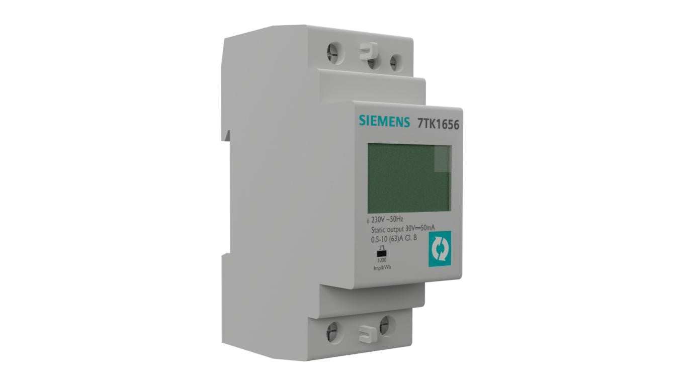 Cyfrowy wskaźnik panelowy mocy LCD 1-fazowy z wyjściem impulsowym MID Siemens 3558