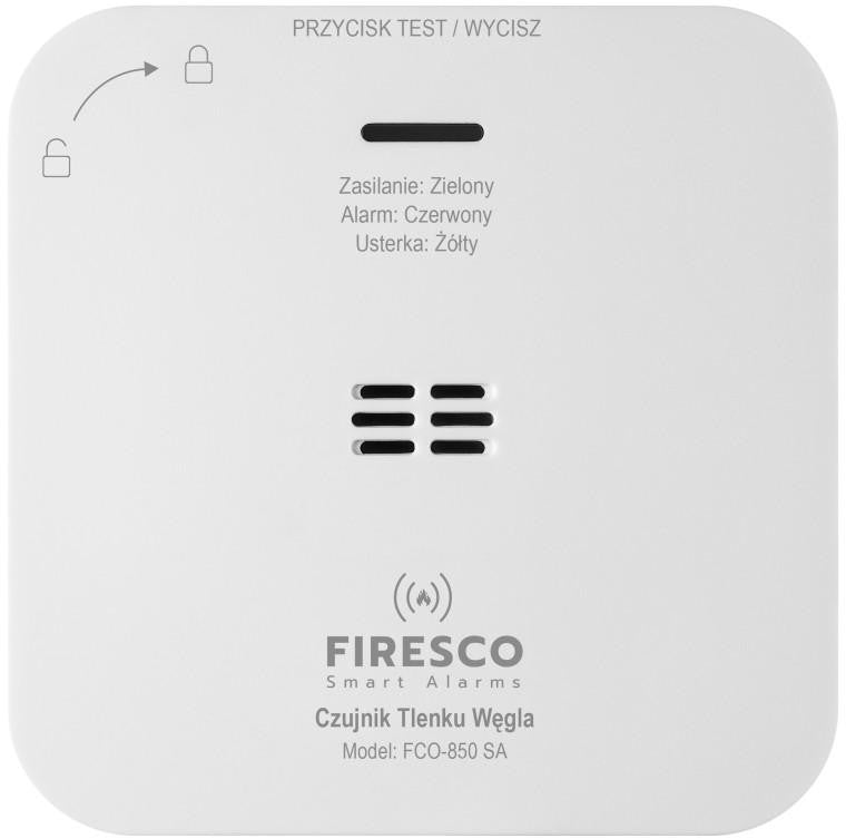 Zestaw czujników FIRESCO czujnik czadu+czujnik dymu