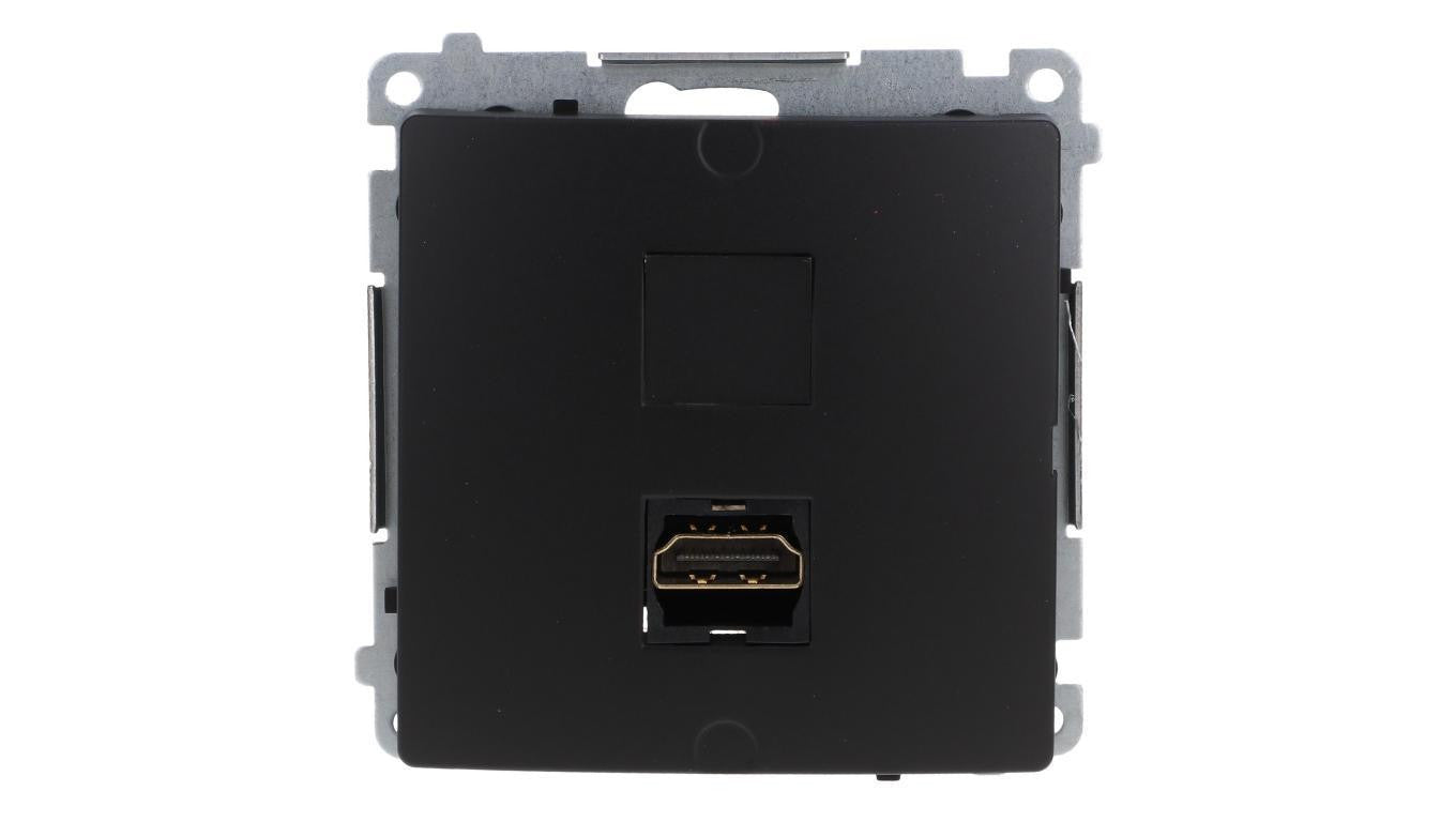 Simon Basic Gniazdo HDMI pojedyncze (moduł) czarny BMGHDMI.01/49