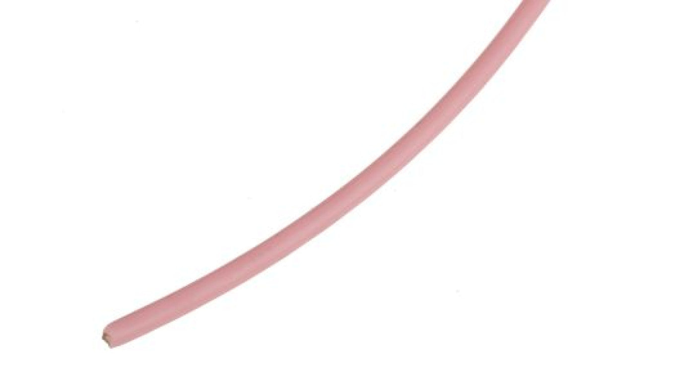 Przewód do urządzeń PTFE PTFE Różowy, 100m 0,34 mm² 19/0,15 mm, 600 V, -75 → +200C, Ø 1.35mm, RS PRO BS3G210
