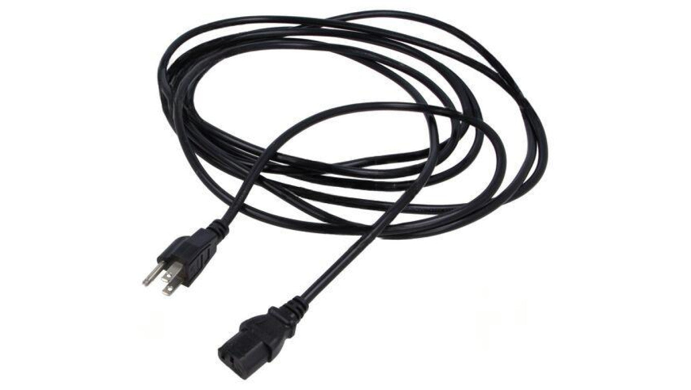 Kabel: 3x0,75mm2, IEC C13 żeński,NEMA 5-15 (B) wtyk, 5m LT-832+501 VCTF 3X0.75 5M BLK
