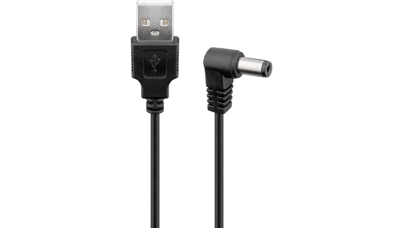 Kabel USB–DC 5,5 x 2,5 mm - Długość kabla 1.5 m