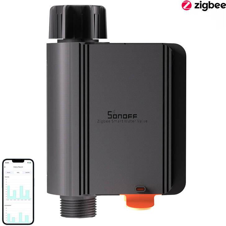 Inteligentny zawór/licznik wody ZigBee SONOFF SWV-BSP (3/4")