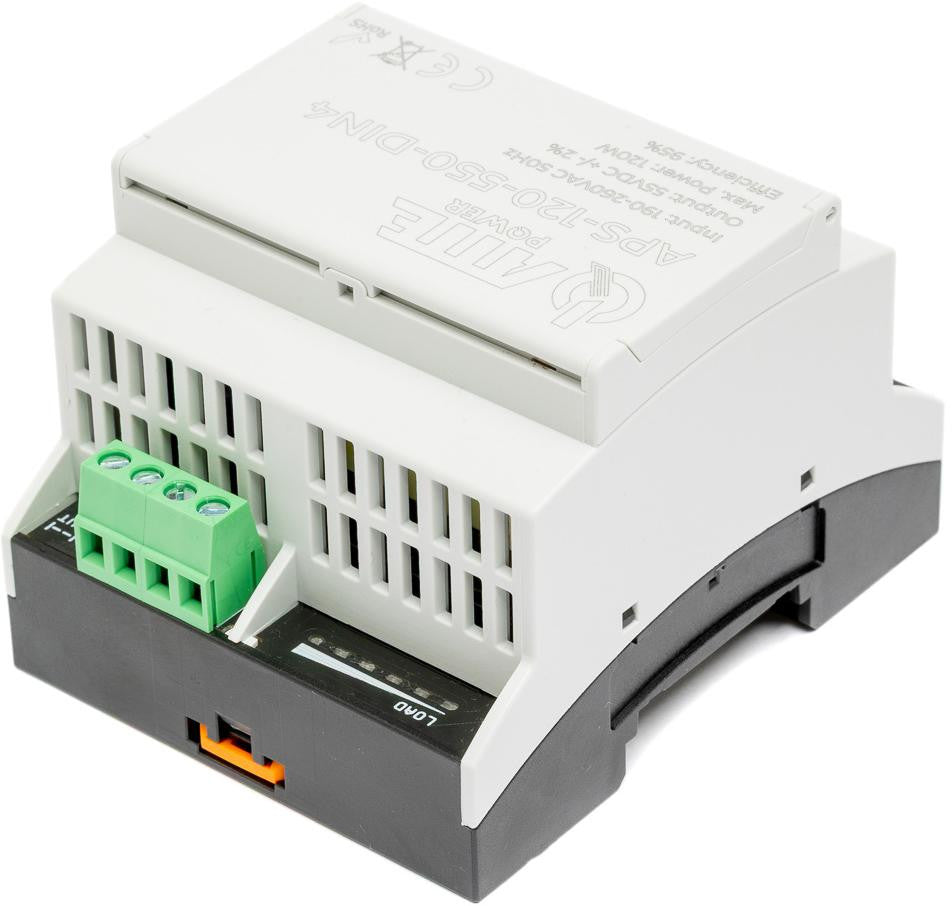 Zasilacz impulsowy 55V 120W w obudowie DIN4 ATTE APS-120-550-DIN4