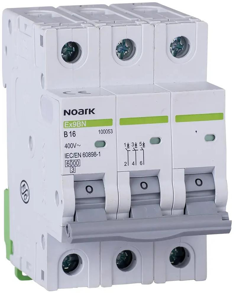 WYŁĄCZNIK NADPRĄDOWY 6 KA, B, 20A, 3P, Ex9BN 3P B20 Noark 100054
