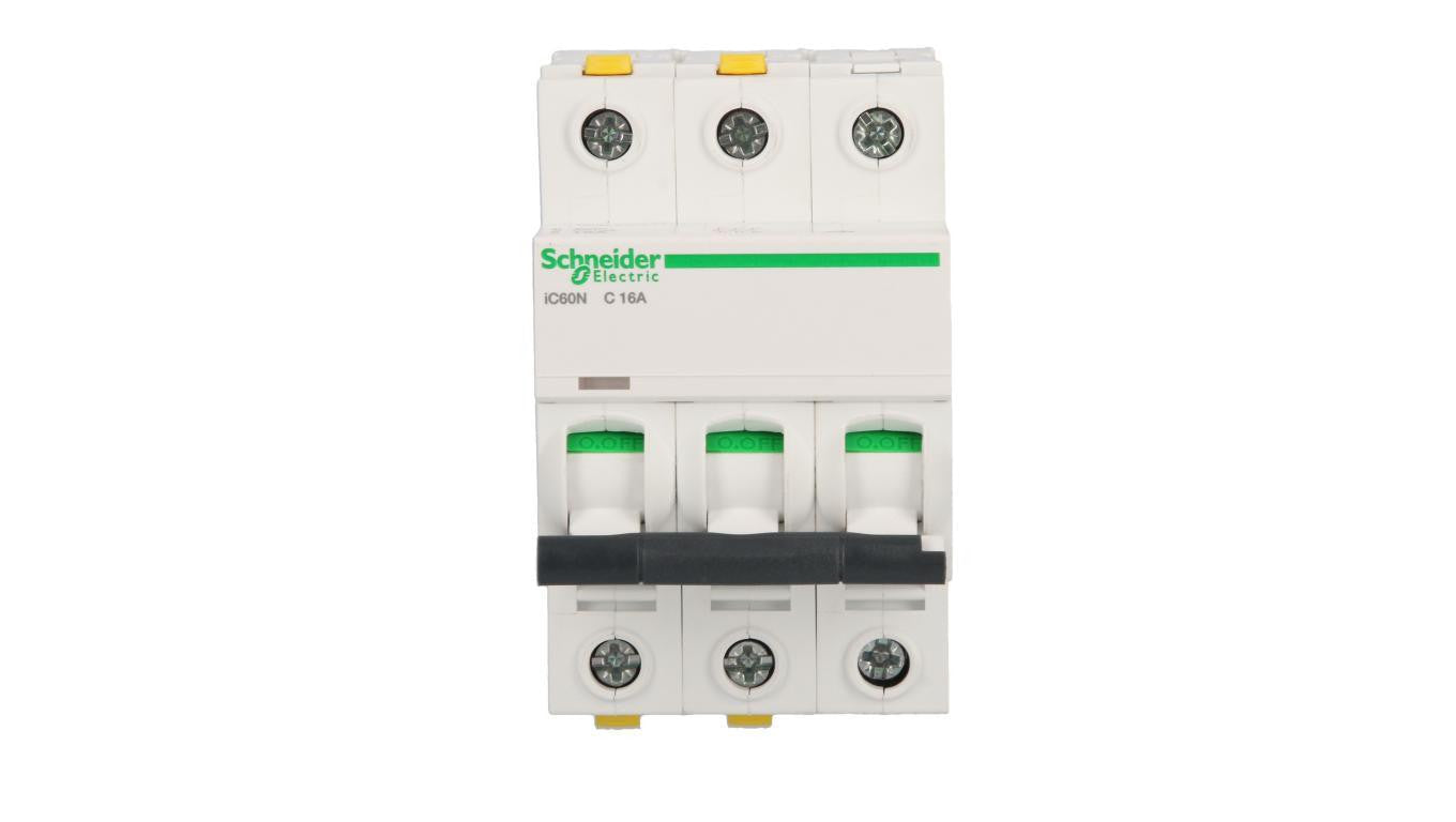 Wyłącznik nadprądowy 3P C 16A 6kA AC iC60N-C16-3 Acti9 A9F04316