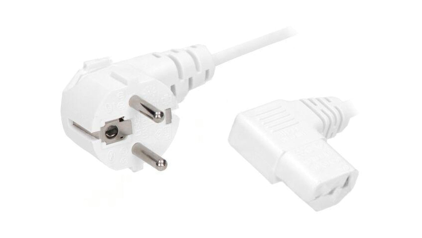 Kabel: 3x1mm2, 1,8m, 10A, 250V LT322+511 H05VV-F 3X1.0 1.8M WHT