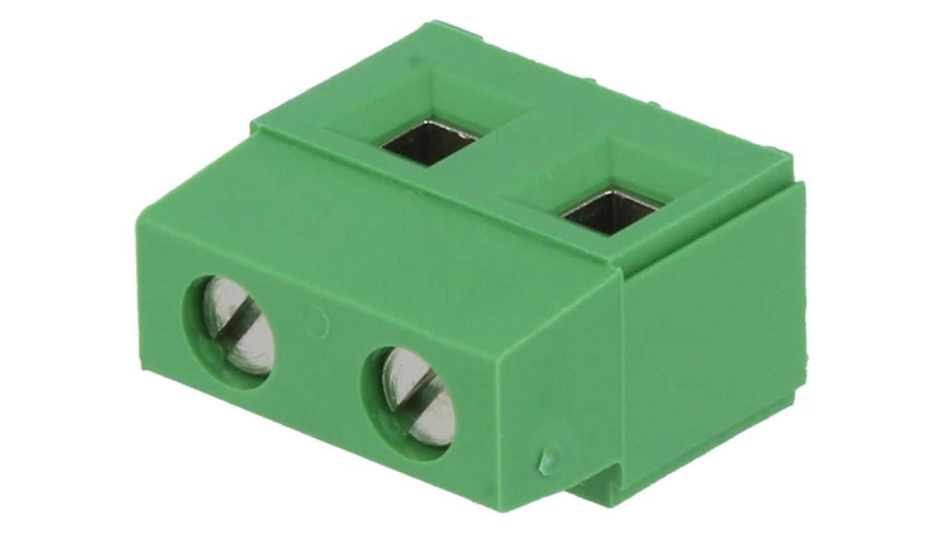 Listwa zaciskowa do druku kątowe 90 7,5mm tory 2 na PCB 282844-2