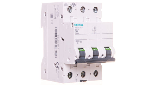 Wyłącznik nadprądowy 3P C 20A 6kA AC SENTRON 5SL6320-7