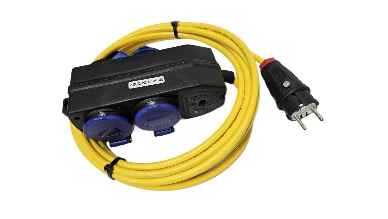 EXTREME Przedłużacz 3x1,5 PUR H07BQ-F 30m 4-fach 1323730