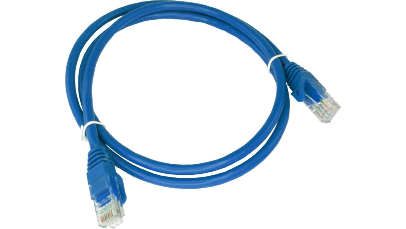 Patch-cord U/UTP kat.6 PVC 2.0m niebieski KKU6NIE2