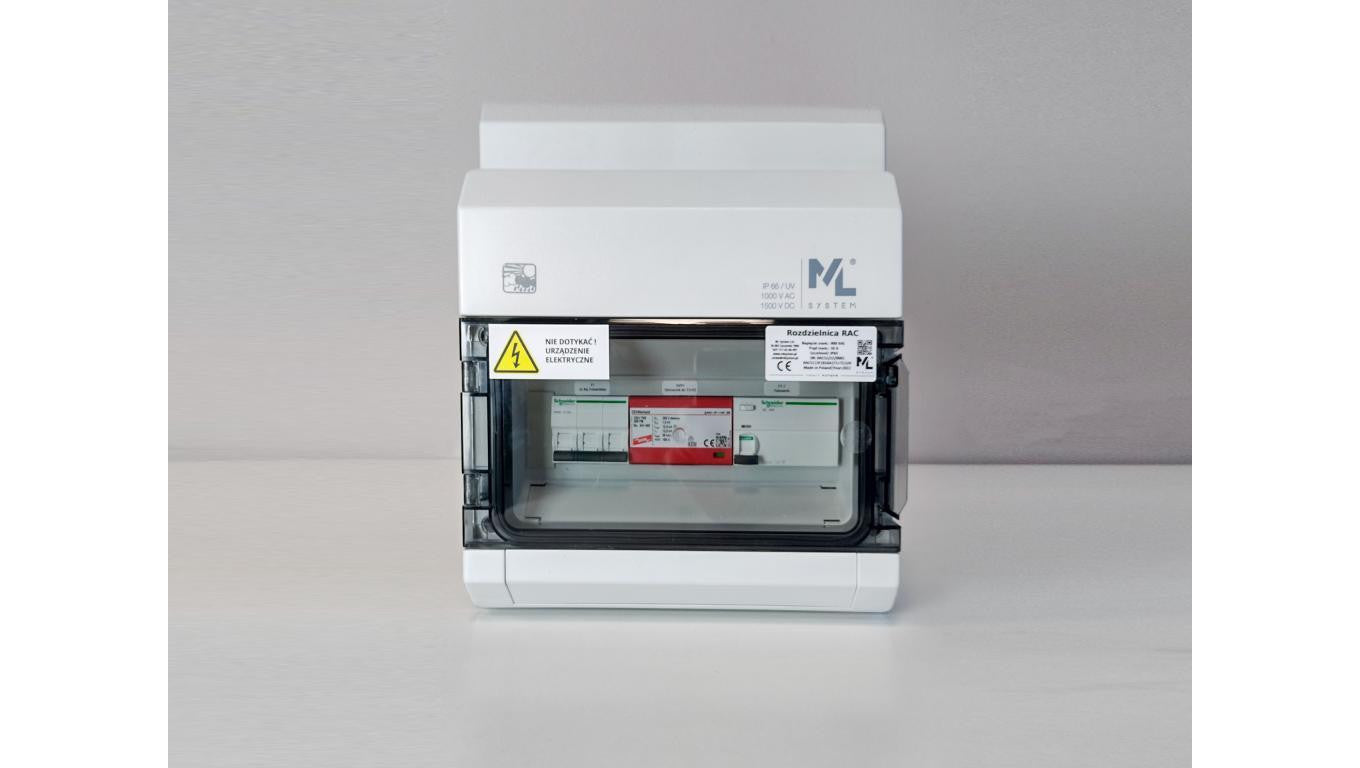 Rozdzielnica RAC52 rozdzielnica T1+T2 do 12,5kW