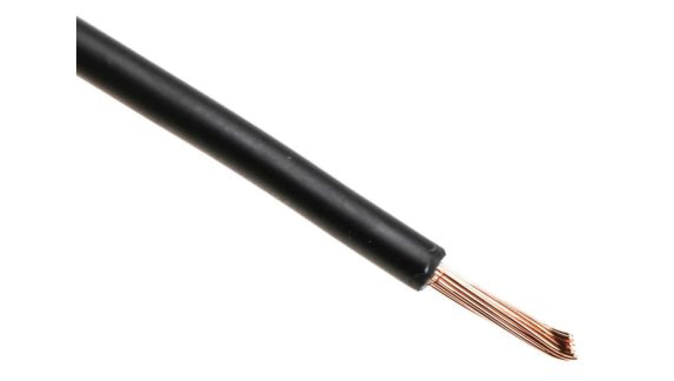 Przewód jednożyłowy linkowy, Przewód do urządzeń, 1,5 mm², 15 AWG, Poliolefina usieciowana EI5, typ EI 5 wg EN 50363-5,